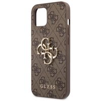 Guess Coque 4G Metal Logo Backcover Apple iPhone 13 - Marron