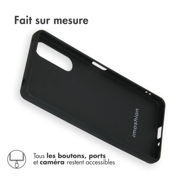 imoshion Coque Couleur Sony Xperia 10 V - Noir