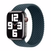 Apple Bracelet Solo tressé Apple Watch | 44/45/46/49 mm - Taille 7 - Rainforest