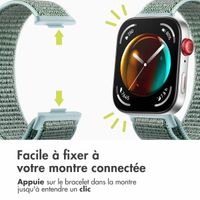 imoshion Bracelet en nylon Huawei Watch Fit 4 / 4 Pro - Blue Ocean