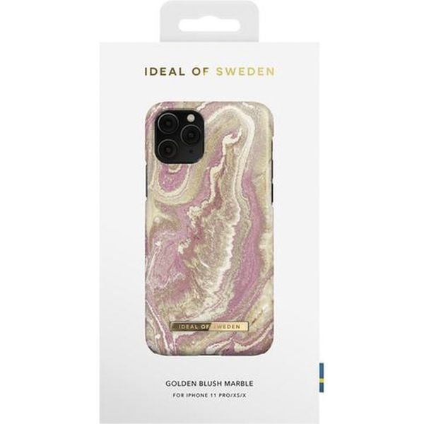 iDeal of Sweden Coque Fashion iPhone 11 Pro - Golden Blush Marble