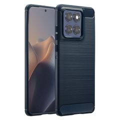 imoshion Coque Brushed Motorola Edge 60 Fusion - Bleu foncé