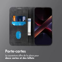imoshion Étui de téléphone portefeuille Slim Xiaomi Poco X7 - Noir