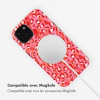 Selencia Coque arrière Vivid Tough avec MagSafe iPhone 15 - Wild Spots Lipstick