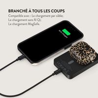 Burga Powerbank magnétique 5 000 mAh - MagSafe et Qi2 - Joueur / Gunmetal