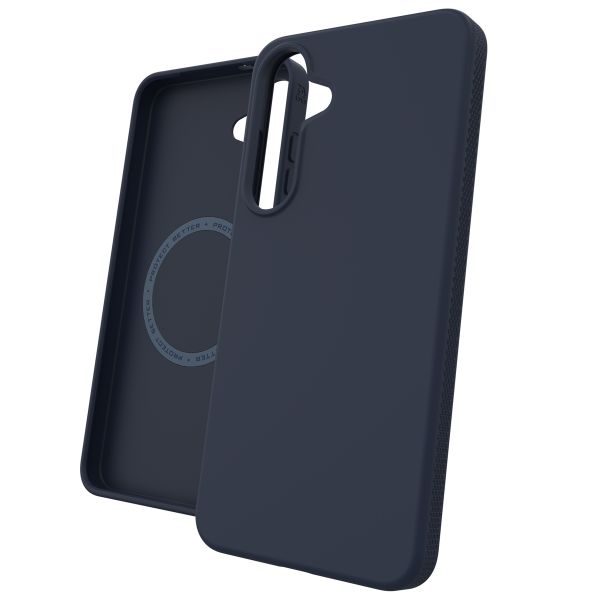 ZAGG Coque Milan Snap avec MagSafe Samsung Galaxy S25 Plus - Navy