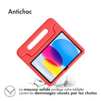 imoshion Coque kidsproof avec poignée iPad 11 (2025) 11 pouces / iPad 10 (2022) 10.9 pouces - Rouge