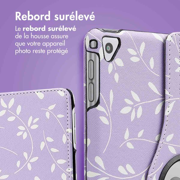 imoshion Coque tablette Design rotatif à 360° Apple iPad 6 (2018) 9.7 pouces / iPad 5 (2017) 9.7 pouces / Air 2 (2014)/Air 1 (2013) - Lavender Flowers