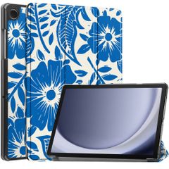 imoshion Coque tablette Design Trifold Samsung Galaxy Tab A11 Plus / A9 Plus - Flower Tile