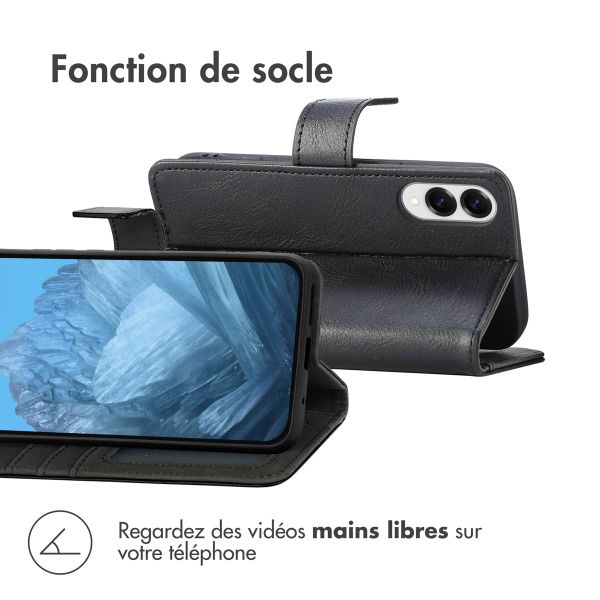 imoshion Étui de télephone portefeuille Samsung Galaxy S25 Edge - Noir