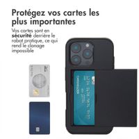 imoshion Coque arrière avec porte-cartes Apple iPhone 16 Pro - Noir