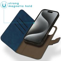 imoshion Etui de télephone luxe 2-en-1 amovible Apple iPhone 16 Pro Max - Bleu