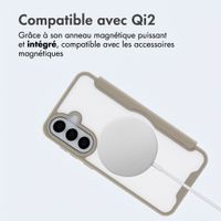 imoshion Bookcase transparente avec MagSafe Samsung Galaxy S26 - Beige