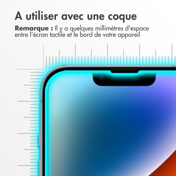 Accezz Protection d'écran en verre trempé Apple iPhone 13 / 13 Pro / 14 / 16e