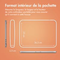 imoshion Pochette ordinateur Fluffy 15-16 pouces - Leopard Orange