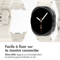 imoshion Bracelet Wave en silicone Samsung Galaxy Watch 8 (40/44mm) / Classic (46mm) - Lumière stellaire