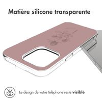 imoshion Coque Design iPhone 14 Pro Max - Floral Pink