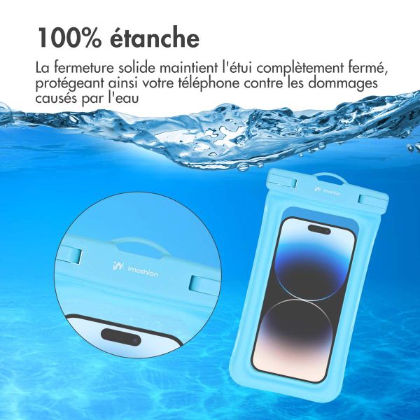 imoshion Pochette étanche universelle - Étui étanche pour téléphone - Bleu clair