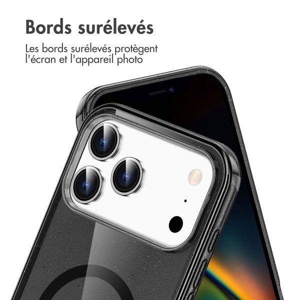 imoshion Coque Pailletée avec MagSafe Apple iPhone 17 Pro - Noir