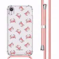 imoshion Coque Design avec cordon Apple iPhone Xr - Crab Watercolor