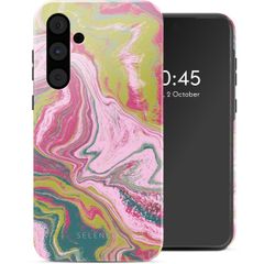 Selencia Coque arrière Vivid Samsung Galaxy A55 - Marble Pink