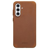 Accezz Coque MagSafe en cuir vintage Samsung Galaxy A56 - Tabacco Cognac