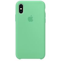 Apple Coque en silicone Apple iPhone Xs / X - Spearmint