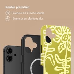 Selencia Coque arrière Vivid avec MagSafe Apple iPhone 16 - Chalky Bloom