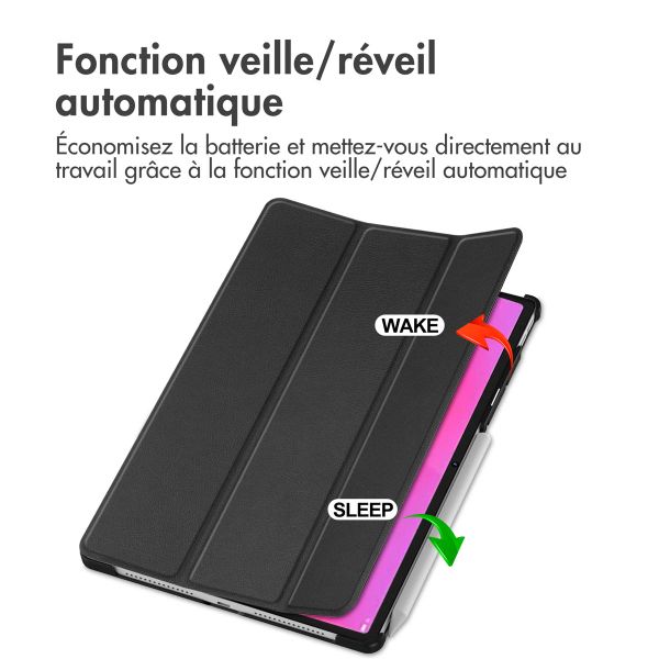 imoshion Coque tablette Trifold Lenovo Yoga Tab Plus (2025) - Noir