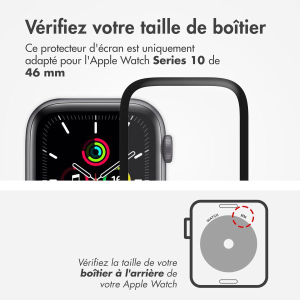 Accezz 2x Protecteur d'écran avec applicateur Apple Watch Series 10 / 11 - 46 mm