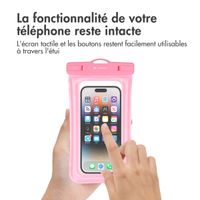 imoshion Pochette étanche universelle - Étui étanche pour téléphone - Rose