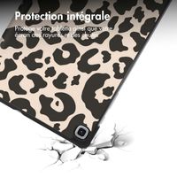 imoshion Coque tablette Design Samsung Galaxy Tab S6 Lite (2020/2022/2024) - Leopard