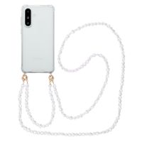 imoshion Coque avec dragonne + bracelet Samsung Galaxy A56 - Perles Cœurs