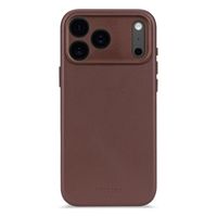 Decoded Coque en cuir MagSafe Apple iPhone 17 Pro - Chocolate Brown