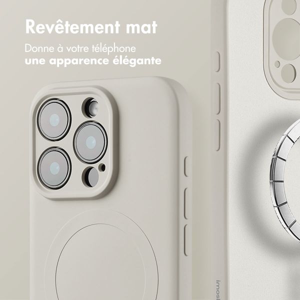 imoshion Coque Couleur avec MagSafe Apple iPhone 16 Pro Max - Beige