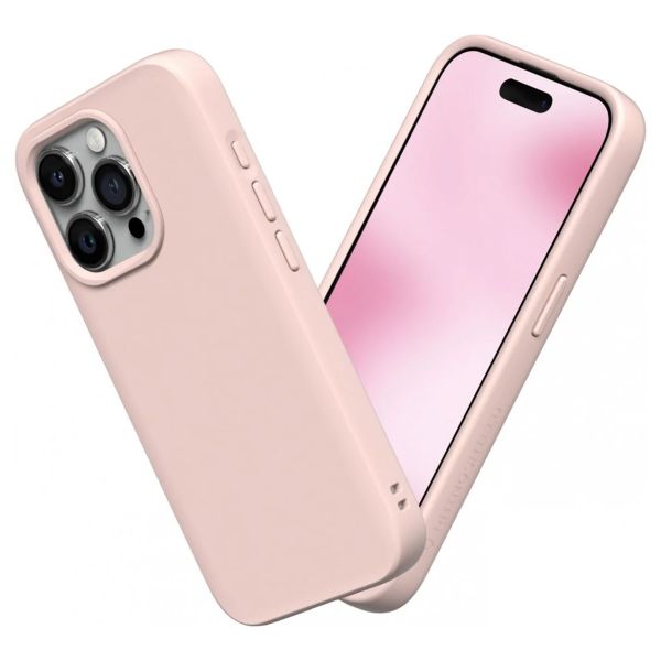 RhinoShield Coque SolidSuit iPhone 15 Pro Max - Blush Pink