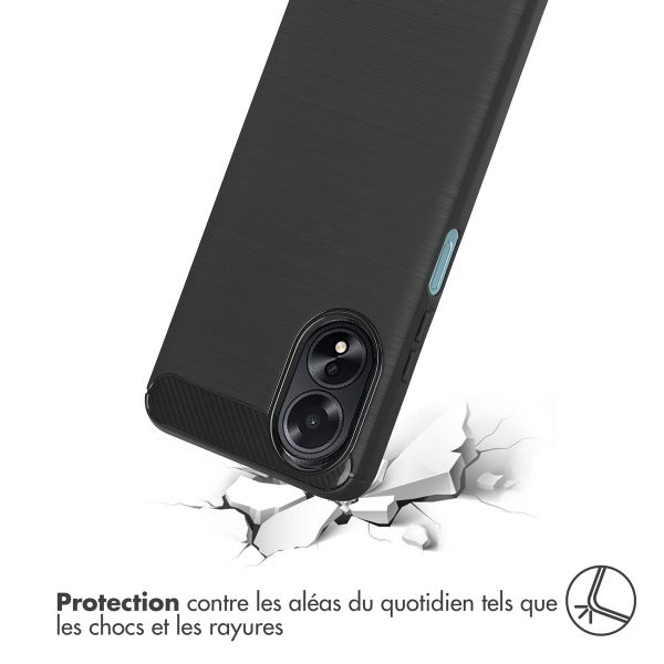 imoshion Coque Brushed Oppo A18 / Oppo A38 - Noir