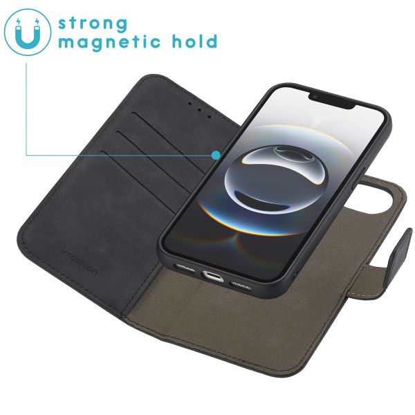 imoshion Etui de télephone luxe 2-en-1 amovible Apple iPhone 16e - Noir