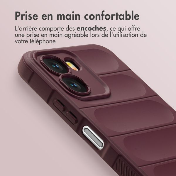 imoshion EasyGrip Backcover Oppo A6x (4G/5G) - Aubergine