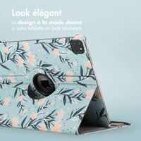 imoshion Coque tablette Design rotatif à 360° Apple iPad Air 13 pouces (2025) M3 / (2024) M2 - Flowers
