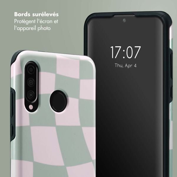 Selencia Coque arrière Vivid Huawei P30 Lite - Groovy Sage Green