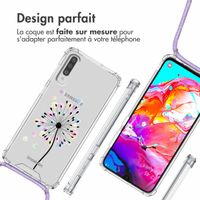 imoshion Coque Design avec cordon Samsung Galaxy A70 - Sandstone Dandelion