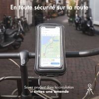 Accezz Support de téléphone pour vélo Samsung Galaxy A52s - Universel - avec étui - Noir