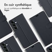 Accezz Étui de télephone Wallet Samsung Galaxy S25 Plus - Noir