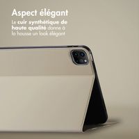 Accezz Coque tablette Classic Apple iPad Pro 11 (2018/2020/2021/2022) / Air 5 (2022) / Air 4 (2020) - Greige