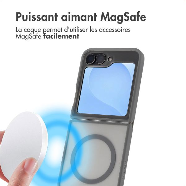 imoshion Coque Color Guard avec MagSafe Samsung Galaxy Z Flip 7 FE - Gris