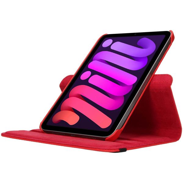 imoshion Coque tablette rotatif à 360° iPad Mini 7 (2024) / iPad Mini 6 (2021) - Rouge