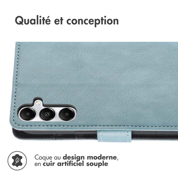 imoshion Étui de téléphone portefeuille Luxe Samsung Galaxy A16 5G - Bleu clair