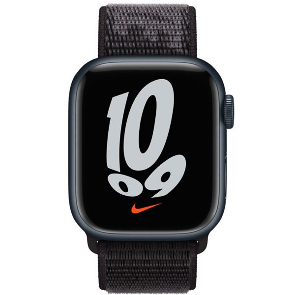 Apple Bracelet Nike Sport Loop Apple Watch Series 1 t/m 11 / SE / Ultra (44/45/46/49 mm) - Noir / Gris