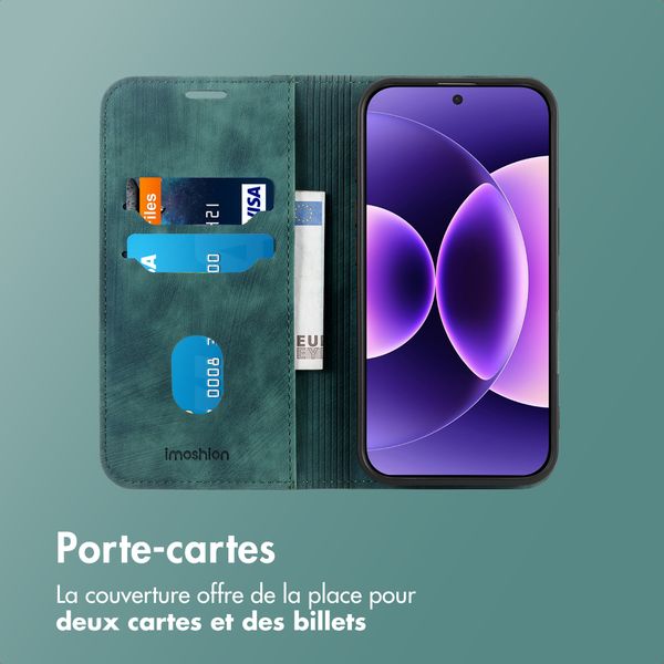 imoshion Étui de téléphone portefeuille Slim Xiaomi 17 Pro Max - Vert